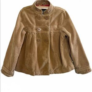 GAP Tan Brown Corduroy Jacket Girls Size 8